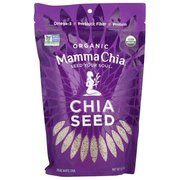 Organic White Chia Seed, 12 oz (340 g)
