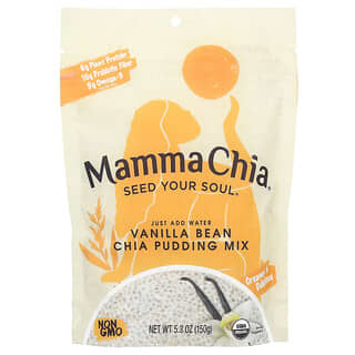 Mamma Chia, Mezcla de pudín de chía, Vainilla`` 150 g (5,3 oz)