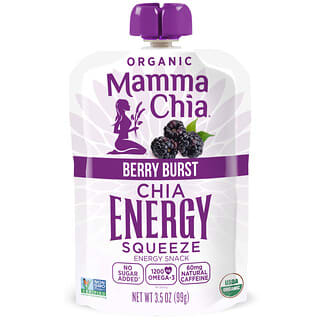 Mamma Chia, Organic Chia Energy Squeeze, Berry Burst, 3.5 oz (99 g)