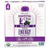 Organic Chia Energy Squeeze, Berry Burst, 4 Pouches, 3.5 oz (99 g) Each