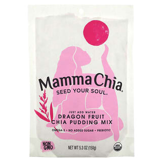 Mamma Chia, 奇亚布丁粉，火龙果味，5.3 盎司（150 克）