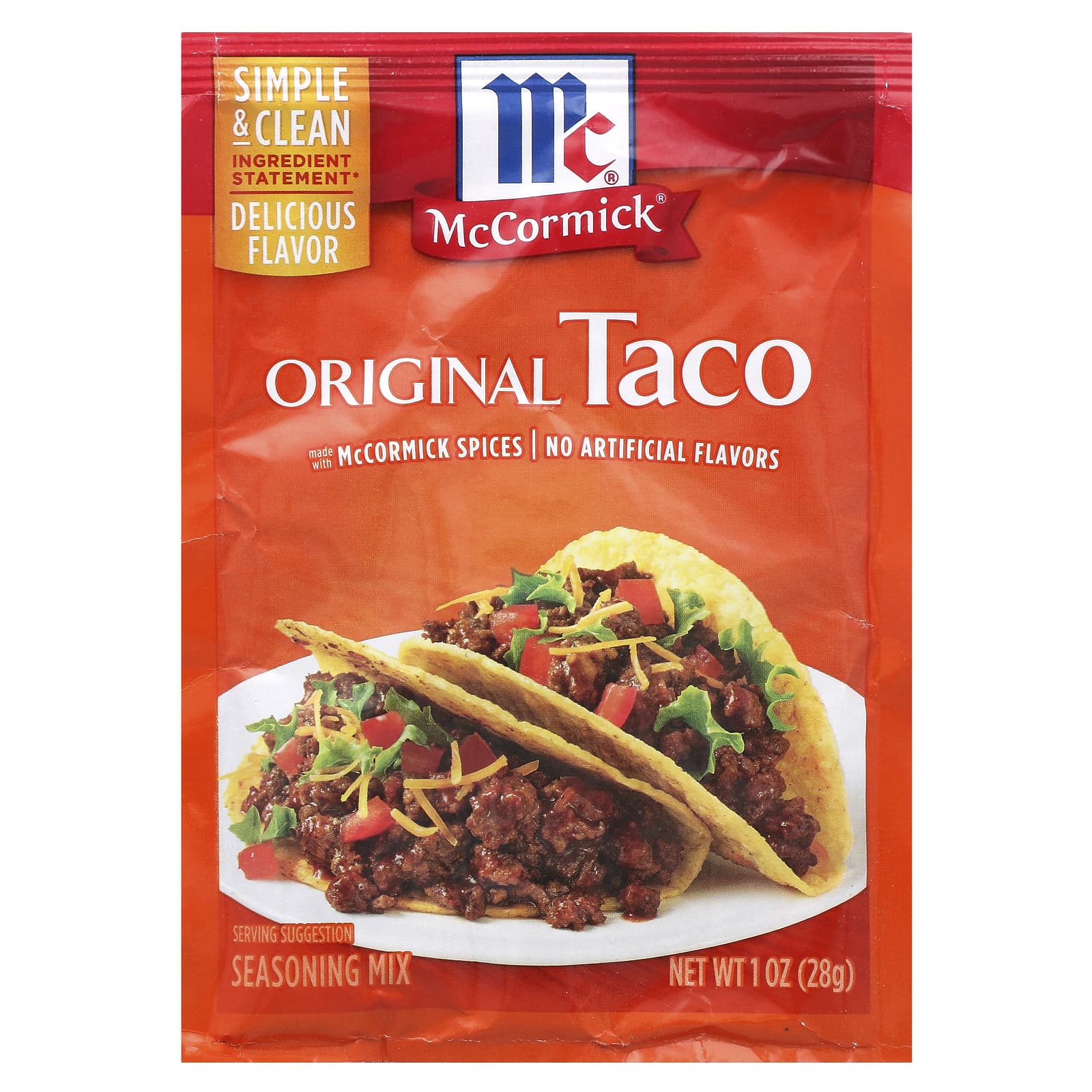 McCormick, Original Taco Seasoning Mix, 1 oz (28 g)
