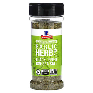 McCormick, All Purpose Seasoning, Garlic Herb with Black Pepper and Sea Salt, 4.37 oz (123 g)