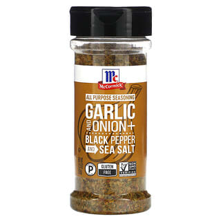 McCormick, All Purpose Seasoning, Garlic and Onion + Black Pepper and Sea Salt, 4.25 oz (120 g)