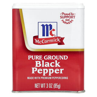 McCormick, Poivre noir pur moulu, 85 g