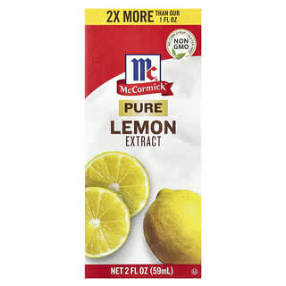 McCormick, Pure Lemon Extract, 2 fl oz (59 ml)