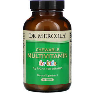 Dr. Mercola, Suplemento multivitamínico masticable para niños, 60 comprimidos