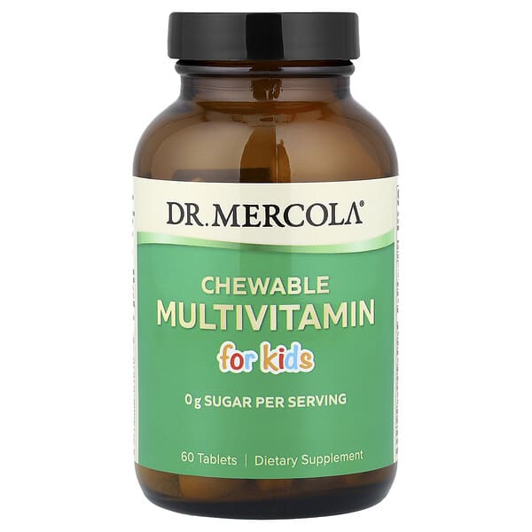 Dr. Mercola, 어린이용 츄어블 종합 비타민, 60 정