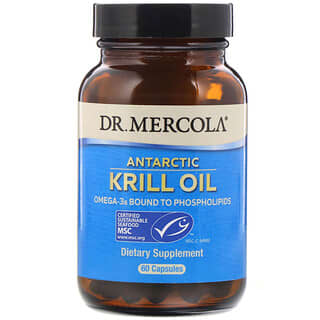 Dr. Mercola, 南極磷蝦油，60 粒膠囊