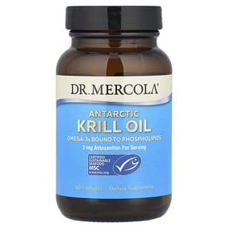 Dr. Mercola, 南極磷蝦油，60 粒膠囊