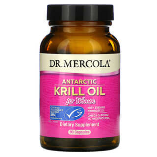 Dr. Mercola, Antarctic Krill Oil for Women, 90 Capsules