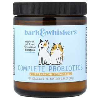 Dr. Mercola, Bark & Whiskers™, Probióticos completos, Para perros y gatos, 90 g (3,17 oz)