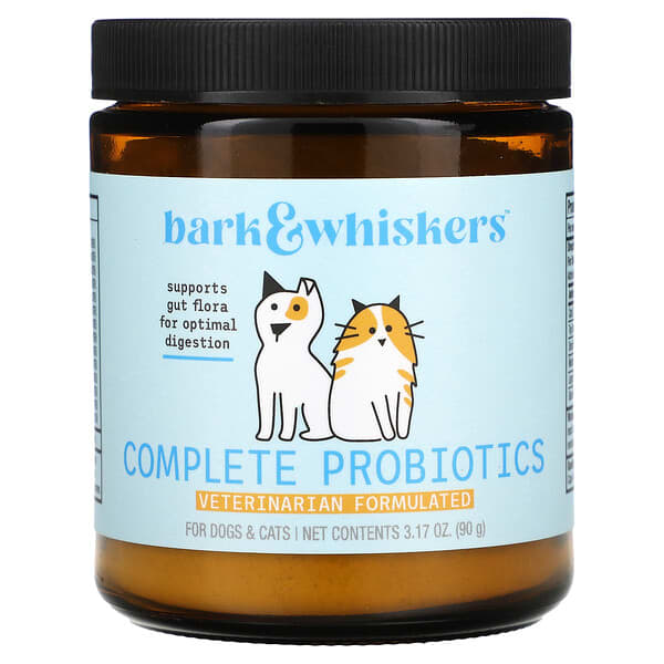 Dr. Mercola, Bark & Whiskers™，貓狗用多面益生菌，3.17 盎司（90 克）