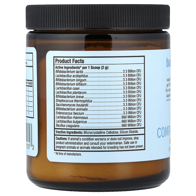 Dr. Mercola, Bark & Whiskers , Probiotics For Cats & Dogs, 3.17 oz