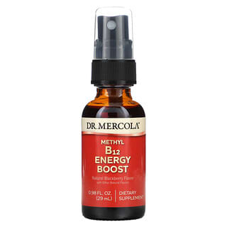 Dr. Mercola, Methyl B12 Energy Booster, Natural Blackberry, 0.98 fl oz (29 ml)