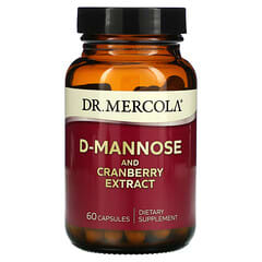 Dr. Mercola, D-Mannose and Cranberry Extract, D-Mannose und Cranberry-Extrakt, 60 Kapseln