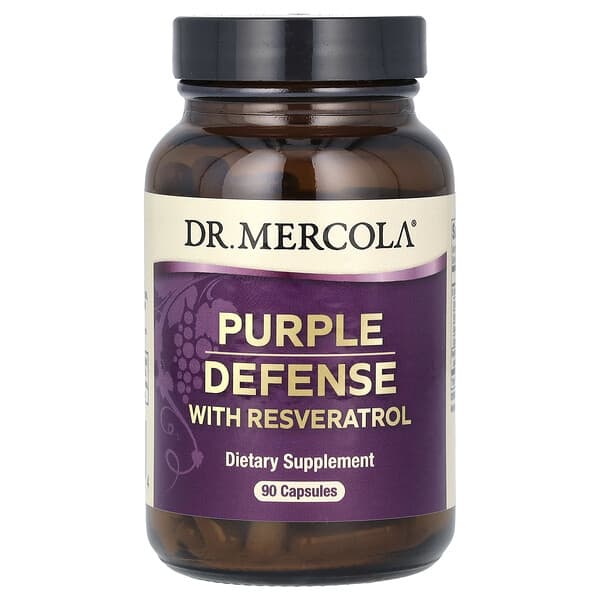 Dr. Mercola, Purple Defense with Resveratrol, 90 Capsules