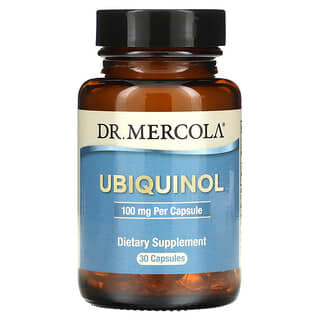 Dr. Mercola, Ubiquinol, 100 mg, 30 cápsulas