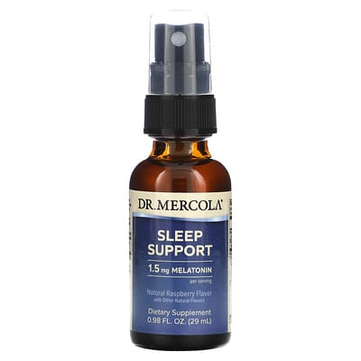 Dr. Mercola, Sleep Support Formula with Melatonin, Natural Berry Flavor, 0.85 fl oz (25 ml)