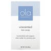 Ola Botanicals, Bar Soap, Unscented, 3 oz (85 g)