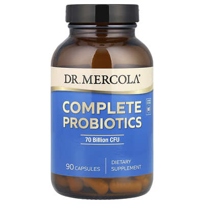 Dr. Mercola, Complete Probiotics, 70 Billion CFU, 90 Capsules