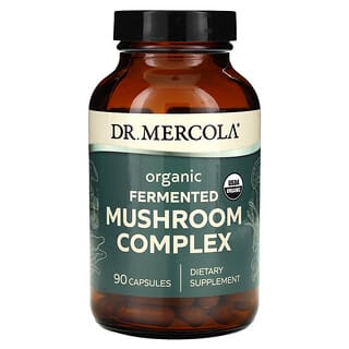 Dr. Mercola, Organic Fermented Mushroom Complex, 90 Capsules