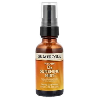 Dr. Mercola (닥터머콜라), 비타민D3 선샤인 미스트, 천연 오렌지, 28.5ml