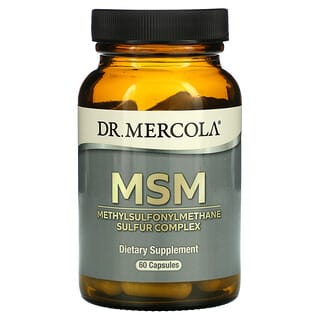 Dr. Mercola, MSM，甲基磺醯甲烷硫複合物，60 粒膠囊