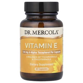 Dr. Mercola, Vitamin E, 30 Kapseln