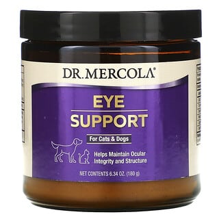 Dr. Mercola, Поддержка глаз для кошек и собак, 180 г (6,34 унции)