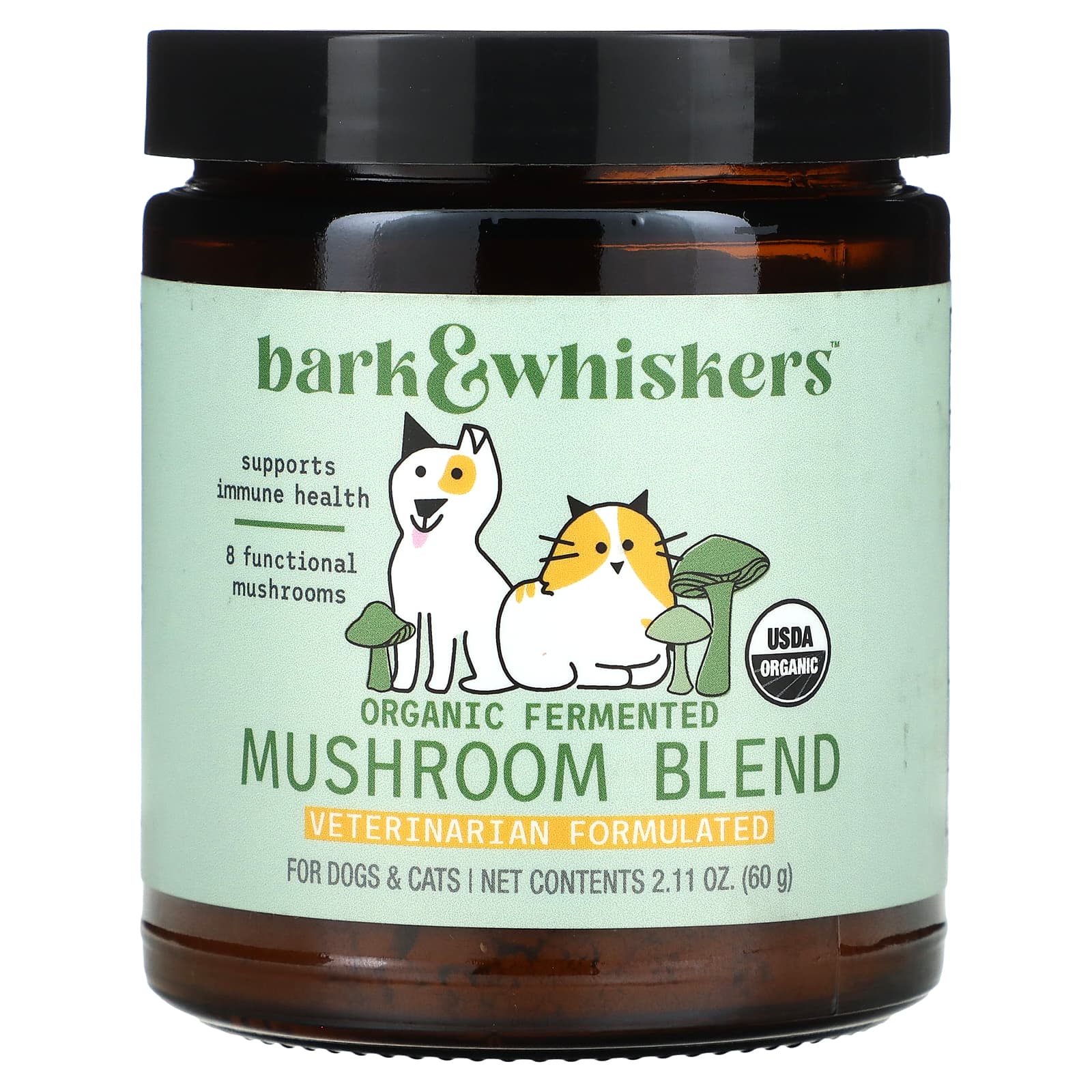 Dr. Mercola, Bark & Whiskers, Organic Fermented Mushroom Blend, For