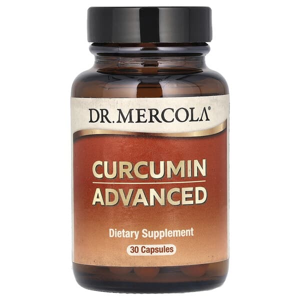 Dr. Mercola Curcumin Advanced, 30 Capsules (500 mg per Capsule)