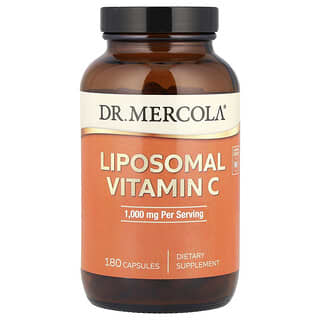 Dr. Mercola, Liposomal Vitamin C, 1,000 mg, 180 Capsules (500 mg Per Capsule)