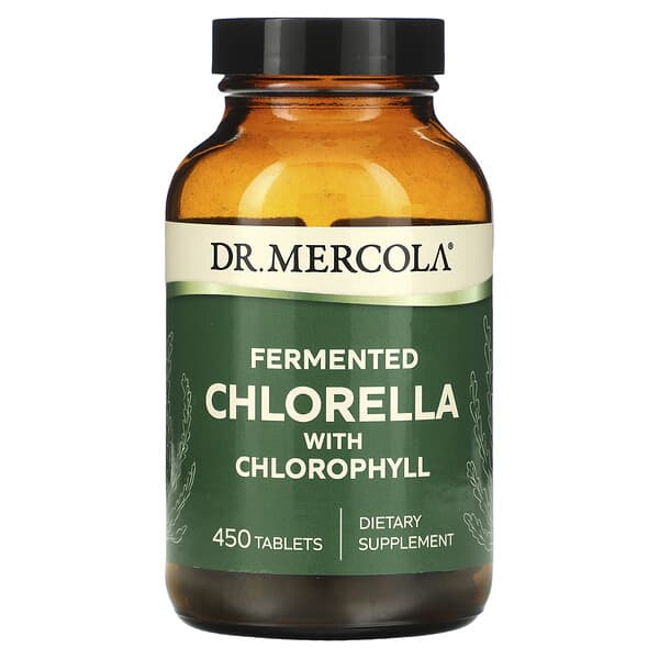 Dr. Mercola, 発酵クロレラ、450粒