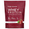 Pure Power, Whey Protein + Probiotics, Strawberry, 1 lb 15 oz  (880 g)