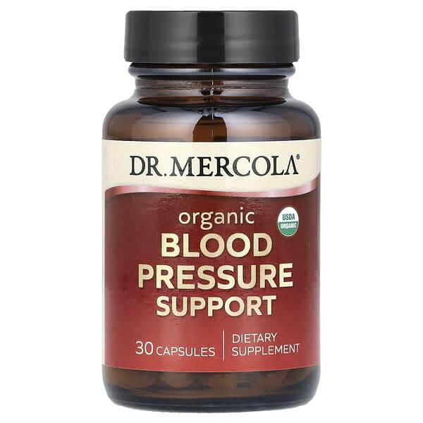 Dr. Mercola Organic Blood Pressure Support, 30 Capsules