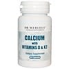 Calcium with Vitamins D & K2, 60 Capsules