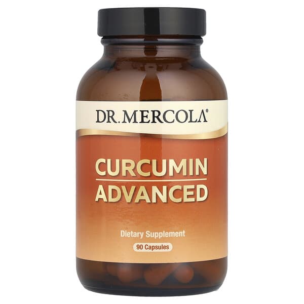 Dr. Mercola Curcumin Advanced, 90 Capsules (500 mg per Capsule)