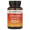 Vitamins D3 & K2, 30 Capsules
