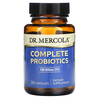 Dr. Mercola, Probióticos Completos, 100 Bilhões de UFCs, 30 Cápsulas