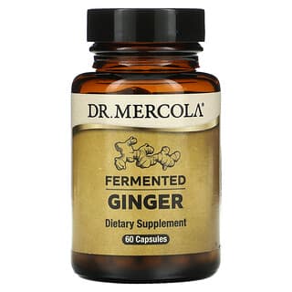 Dr. Mercola, Jengibre fermentado, 60 cápsulas