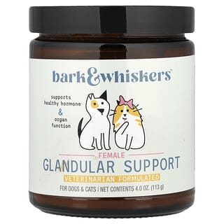 Dr. Mercola, Bark & Whiskers™, добавка для поддержки щитовидной железы у женщин, для собак и кошек, 113 г (4 унции)