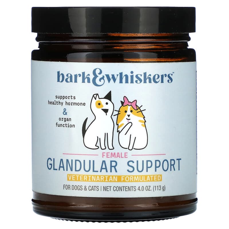 Bark Whiskers™, Pendukung Kelenjar Wanita, Untuk Anjing Kucing