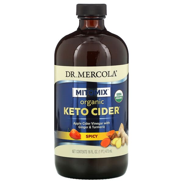 Dr. Mercola, オーガニックケトサイダー、スパイシー、473ml（16オンス）