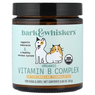 Dr. Mercola, Complexe de vitamine B biologique, Chiens et chats, 24 g