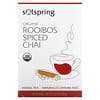 Solospring, Organic Herbal Tea, Rooibos Spiced Chai, Caffeine Free, 18 Tea Bags, 1.27 oz (36 g)
