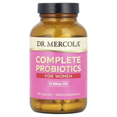 Dr. Mercola, Multifaceted Probiotic for Women, 70 Billion CFU, 90 Capsules