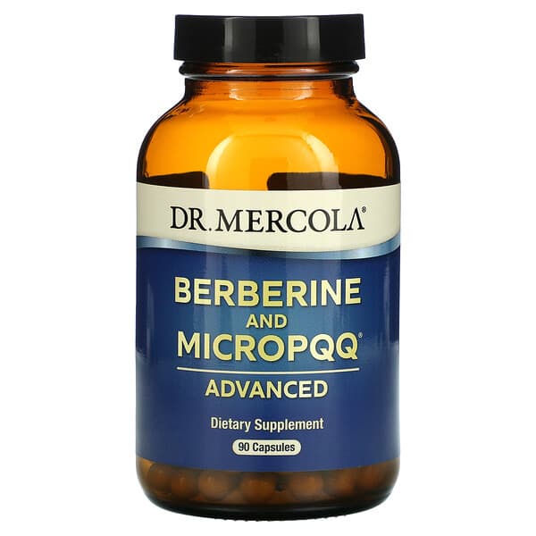 Dr. Mercola, 黃連素與吡咯喹啉醌高級型，90 粒膠囊