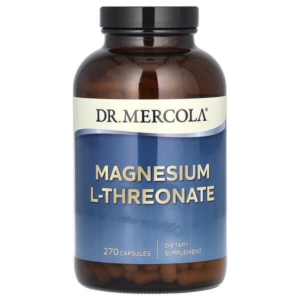 Dr. Mercola, Magnesium L-Threonate, 270 Capsules