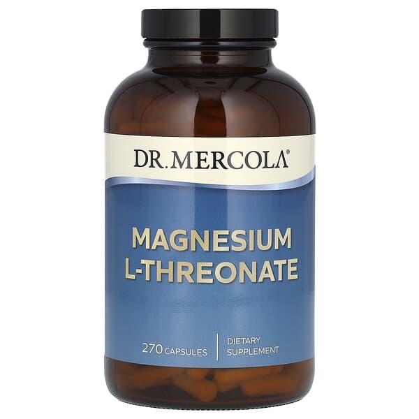 Dr. Mercola, Magnesium L-Threonate, 270 Capsules